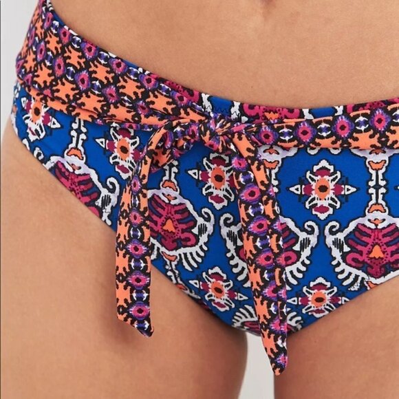 NEW REVOLVE X MINKPINK Conflict of Interest Multi Tie Front Bikini Bottoms S - Picture 1 of 8